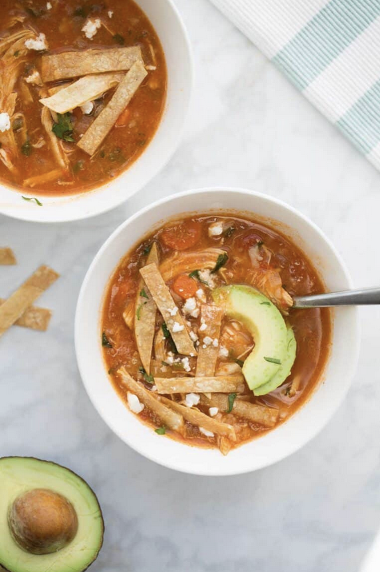 Instant Pot Chicken Tortilla Soup